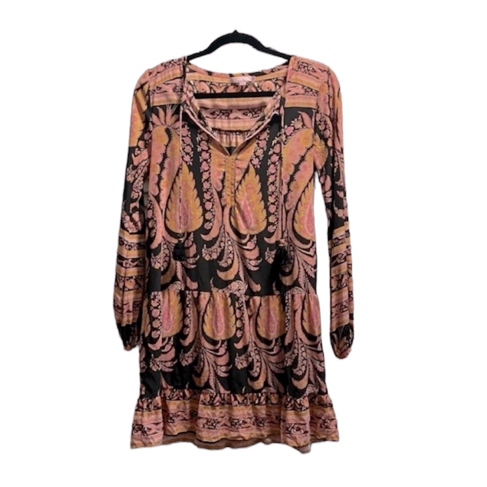 Calypso St. Barth 100% Silk Paisley Mini Dress XS